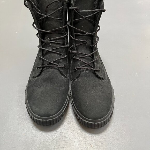 Timberland Women's Skyla Bay Lightweight Fold Down Fur Lined Black Size‎ 8 - Picture 3 of 7